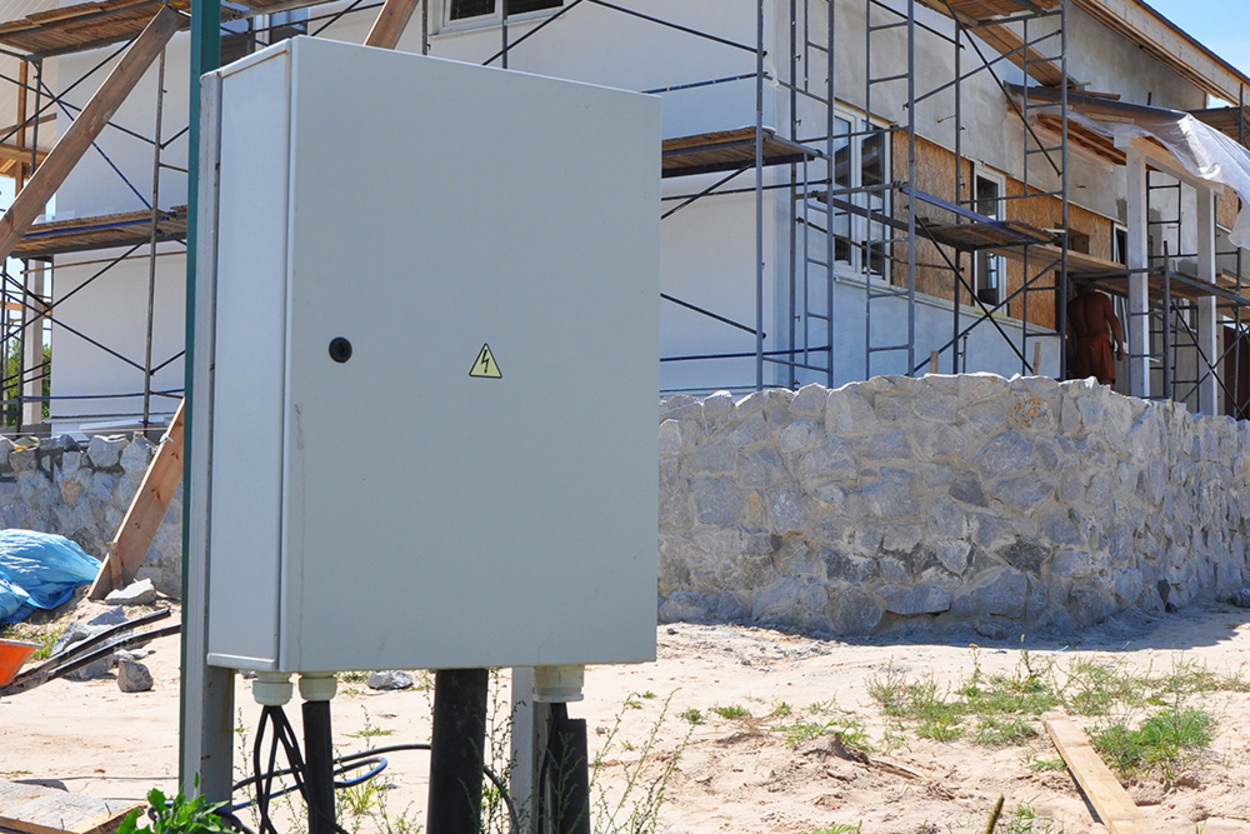 Baustrom bei Elektrobau- Schumann in Münchenbernsdorf